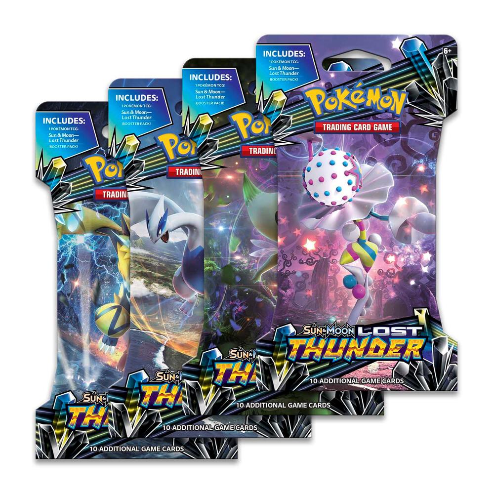 Lost Thunder Sleeved Booster Pack Art Bundle [Set of 4] card from SM - Lost Thunder
