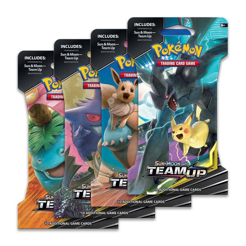 Team Up Sleeved Booster Pack Art Bundle [Set of 4] card from SM - Team Up
