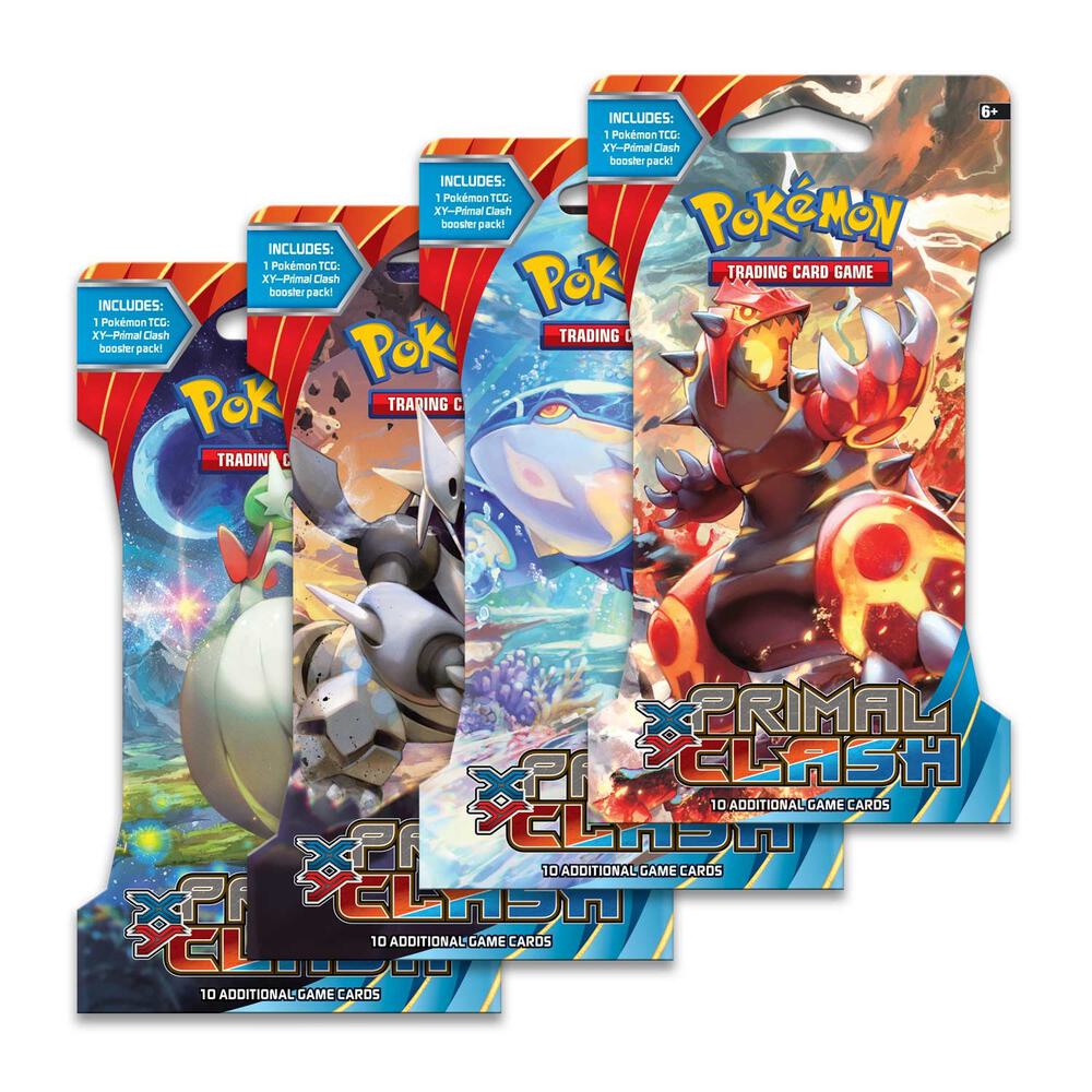 Primal Clash Sleeved Booster Pack Art Bundle [Set of 4] card from XY - Primal Clash