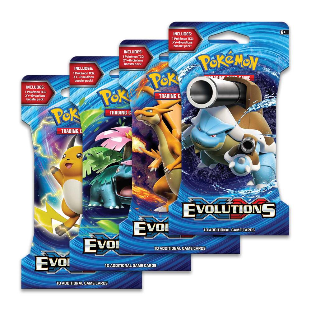 Evolutions Sleeved Booster Pack Art Bundle [Set of 4] card from XY - Evolutions