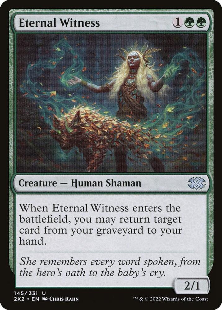 Eternal Witness 145 card from Double Masters 2022