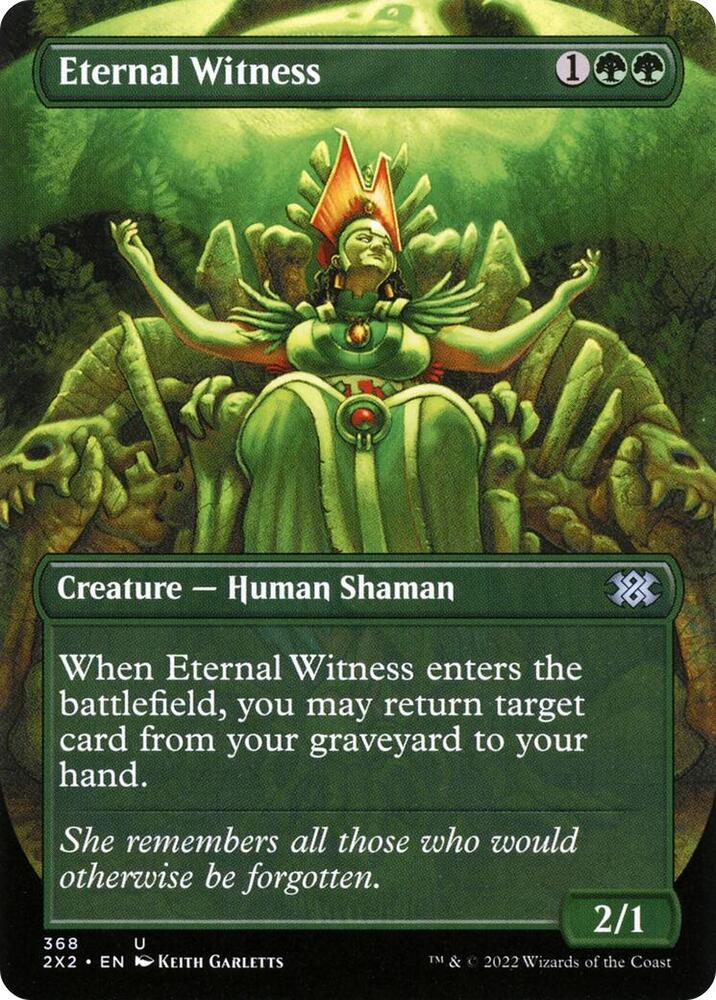 Eternal Witness (Borderless) 368 card from Double Masters 2022