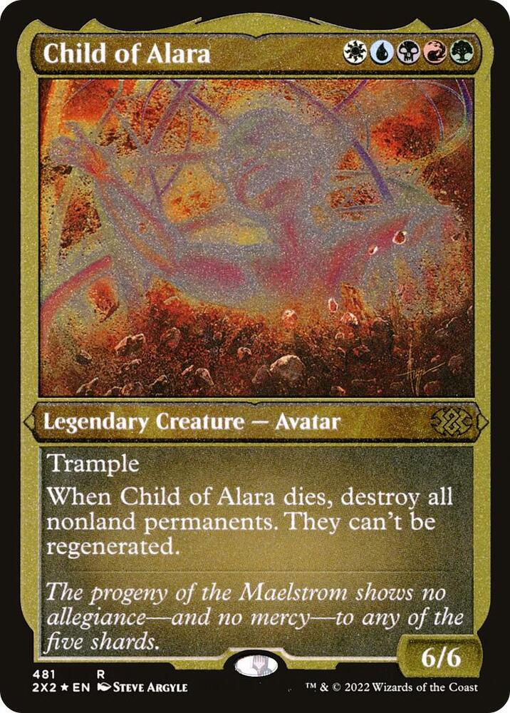 Child of Alara (Foil Etched) 481 card from Double Masters 2022