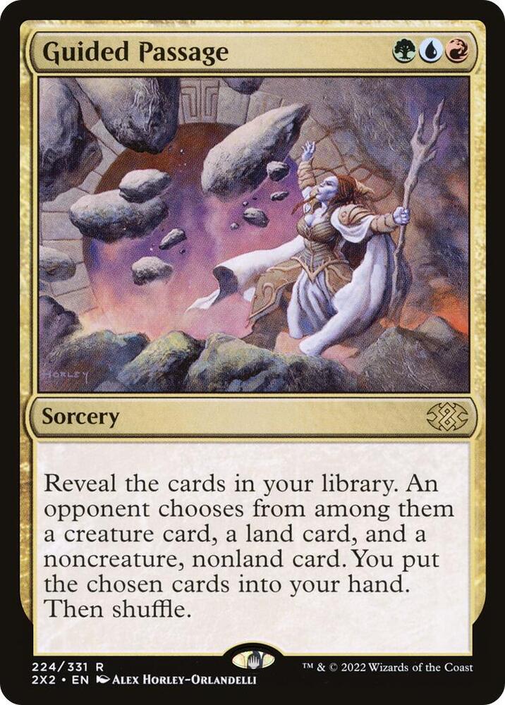 Guided Passage 224 card from Double Masters 2022