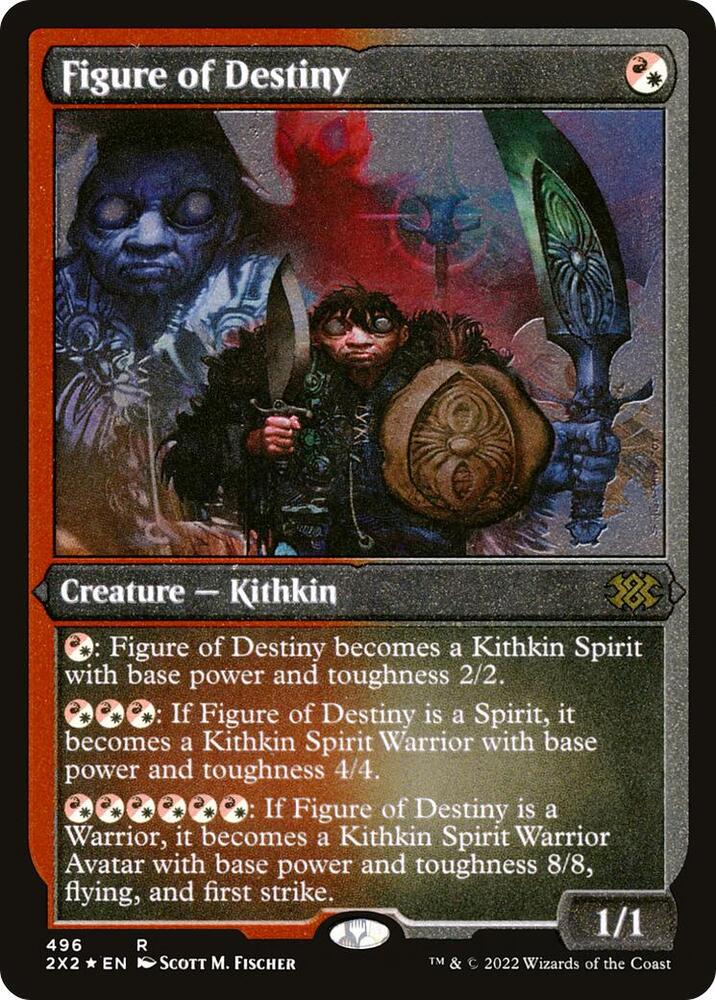Figure of Destiny (Foil Etched) 496 card from Double Masters 2022