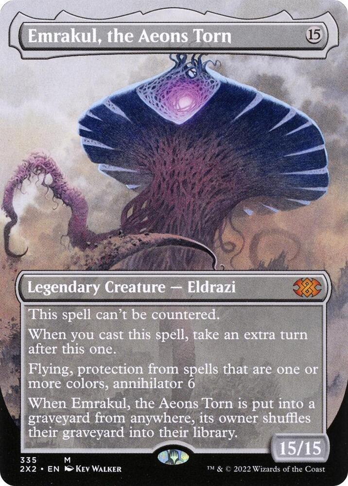 Emrakul, the Aeons Torn (Borderless) 335 card from Double Masters 2022