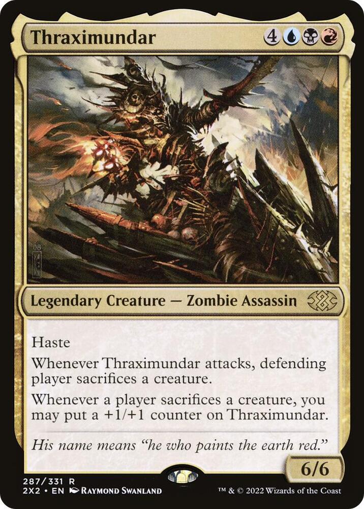 Thraximundar 287 card from Double Masters 2022