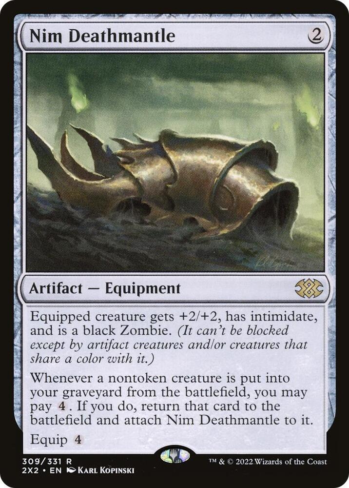 Nim Deathmantle 309 card from Double Masters 2022