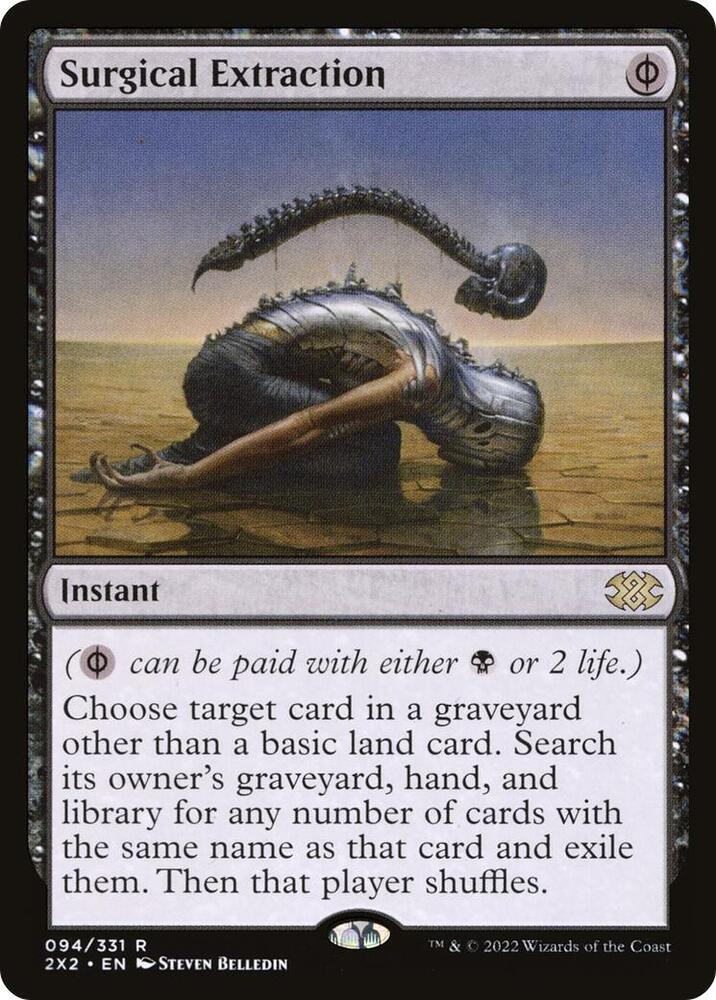 Surgical Extraction 94 card from Double Masters 2022