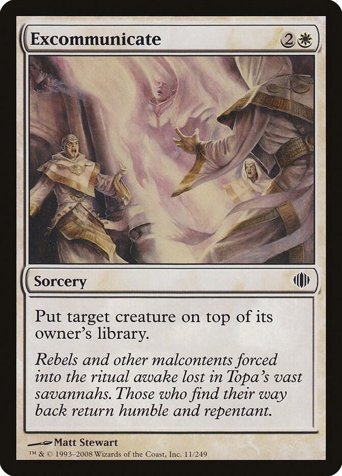 Excommunicate 11 card from Shards of Alara