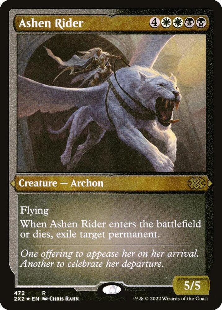 Ashen Rider (Foil Etched) 472 card from Double Masters 2022