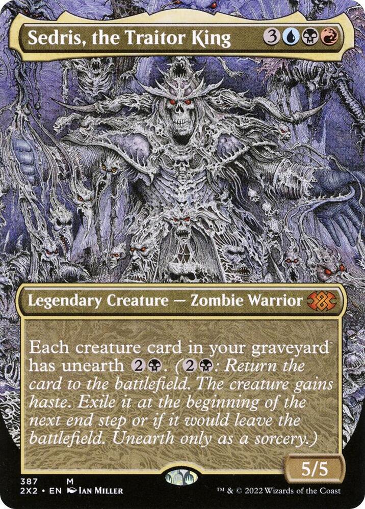 Sedris, the Traitor King (Borderless) 387 card from Double Masters 2022