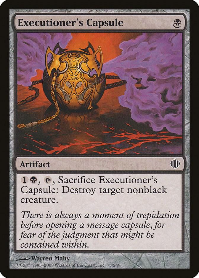 Executioner's Capsule 75 card from Shards of Alara