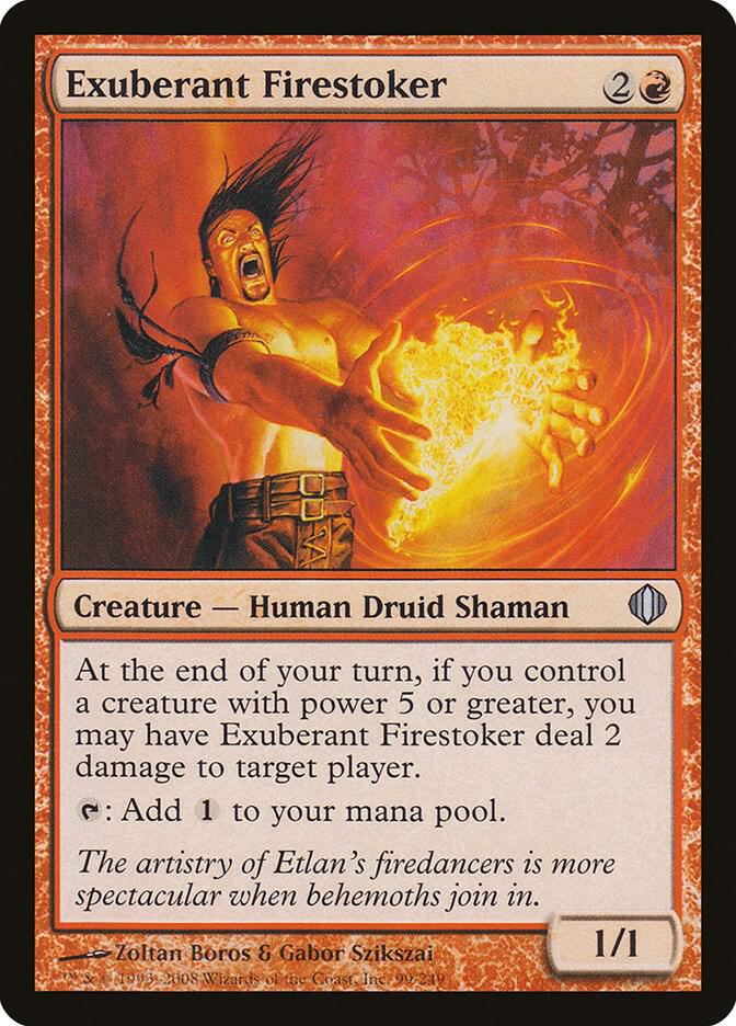 Exuberant Firestoker 99 card from Shards of Alara