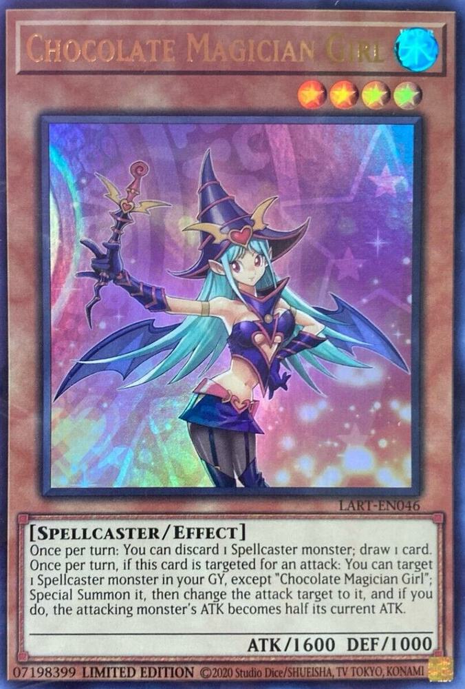Chocolate Magician Girl LART-EN046 card from The Lost Art Promotion