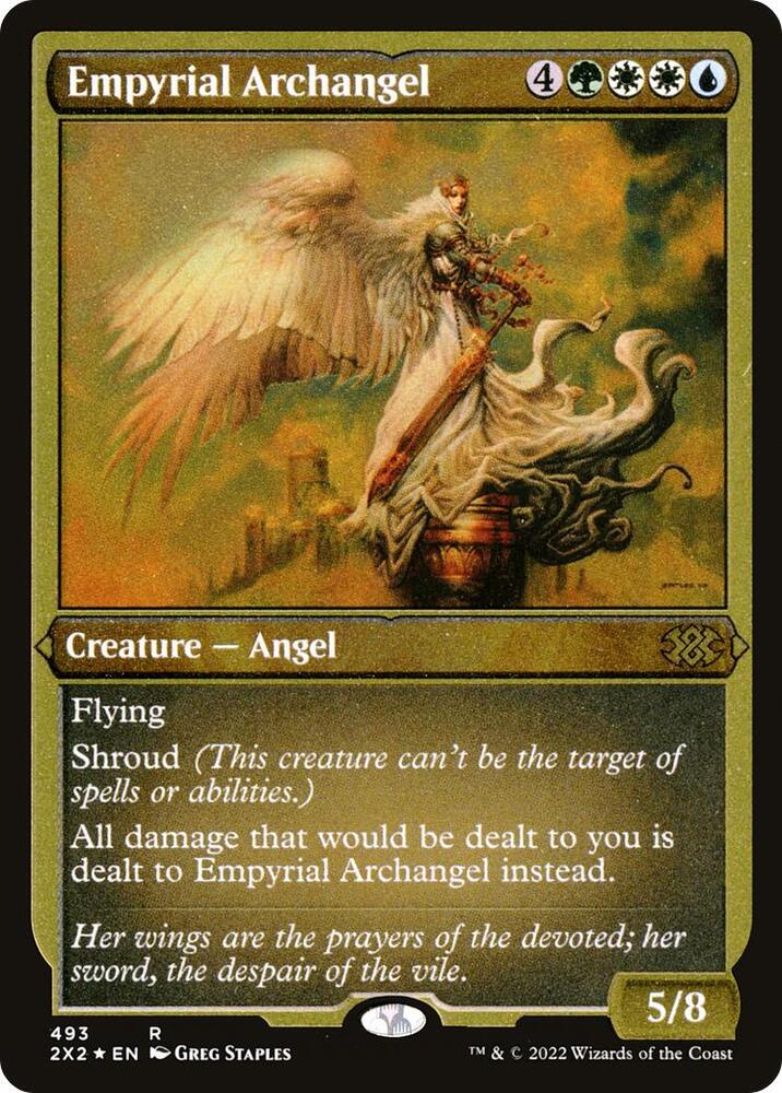 Empyrial Archangel (Foil Etched) 493 card from Double Masters 2022