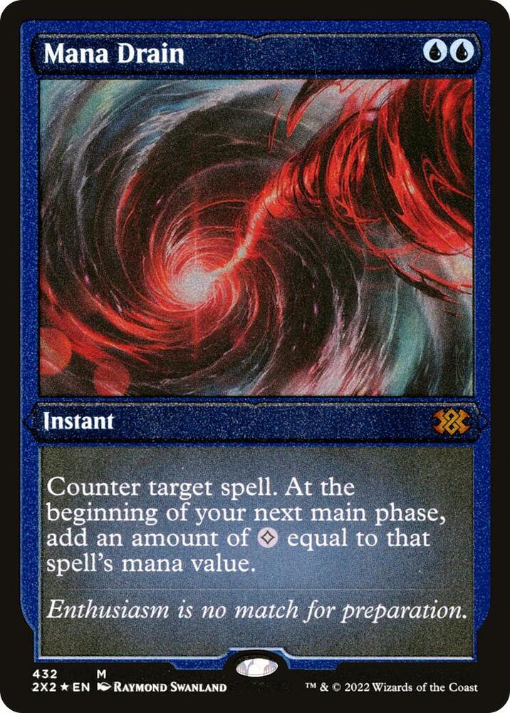 Mana Drain (Foil Etched) 432 card from Double Masters 2022