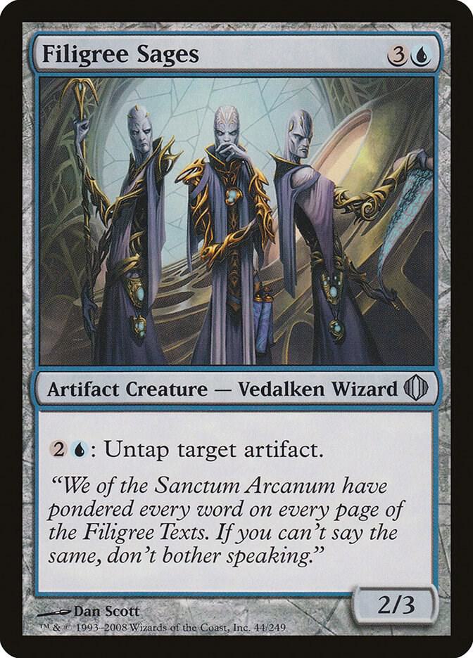 Filigree Sages 44 card from Shards of Alara