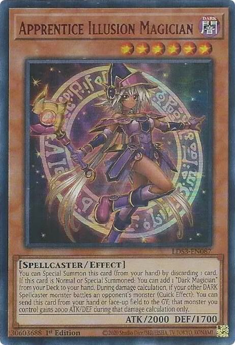 Apprentice Illusion Magician (Red) LDS3-EN087 card from Legendary Duelists: Season 3