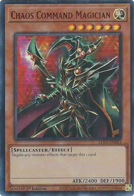 Chaos Command Magician (Red) LDS3-EN083 card from Legendary Duelists: Season 3