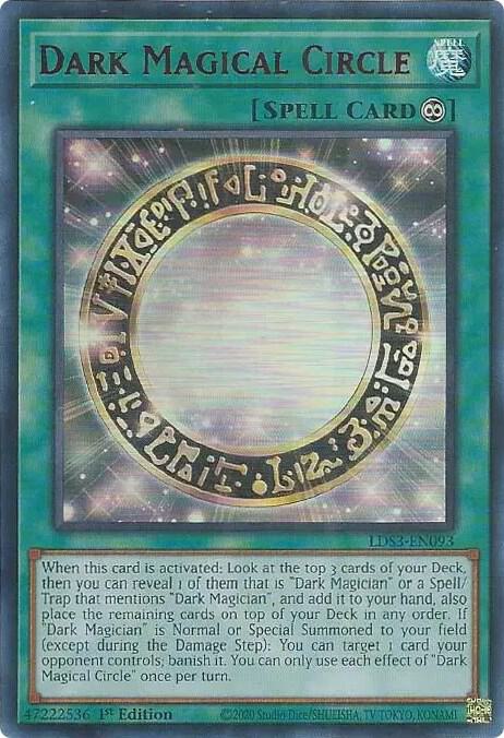 Dark Magical Circle (Red) LDS3-EN093 card from Legendary Duelists: Season 3
