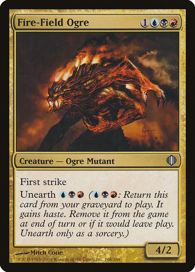 Fire-Field Ogre 168 card from Shards of Alara