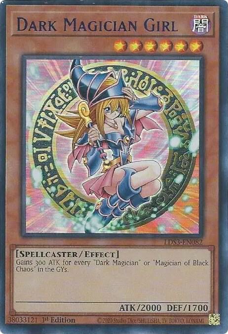 Dark Magician Girl (Blue) LDS3-EN082 card from Legendary Duelists: Season 3