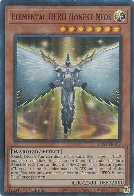 Elemental HERO Honest Neos (Red) LDS3-EN102 card from Legendary Duelists: Season 3