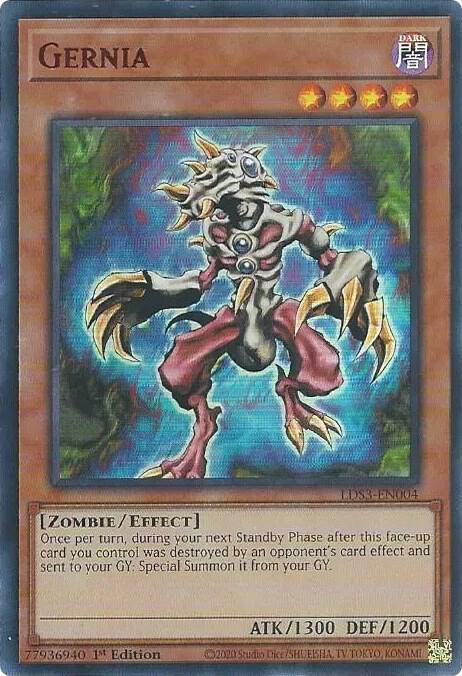 Gernia (Red) LDS3-EN004 card from Legendary Duelists: Season 3