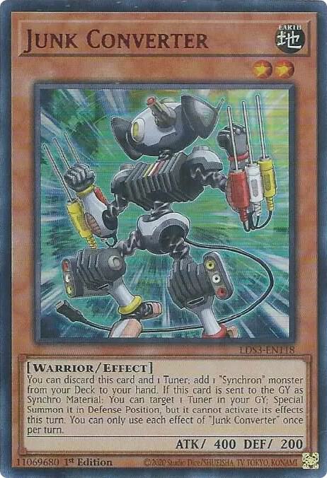 Junk Converter (Red) LDS3-EN118 card from Legendary Duelists: Season 3