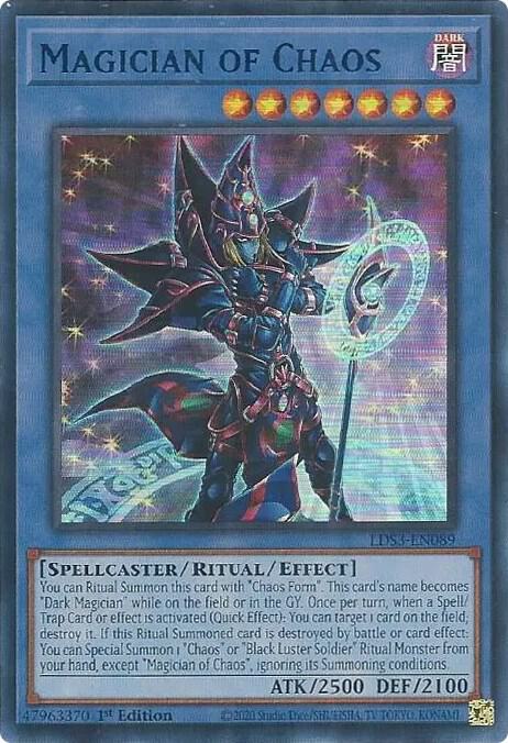 Magician of Chaos (Blue) LDS3-EN089 card from Legendary Duelists: Season 3
