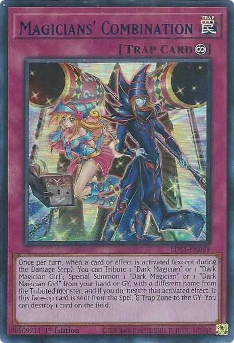 Magicians' Combination (Blue) LDS3-EN099 card from Legendary Duelists: Season 3
