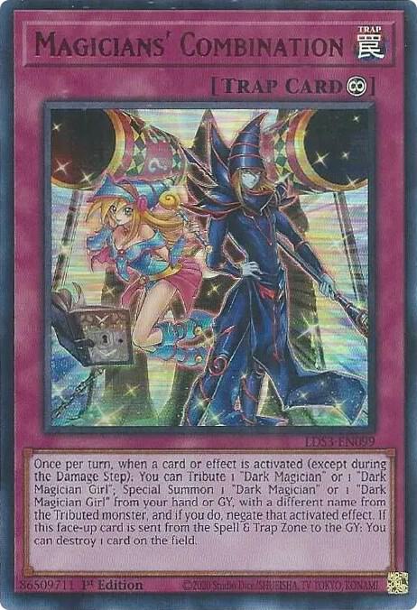 Magicians' Combination (Red) LDS3-EN099 card from Legendary Duelists: Season 3