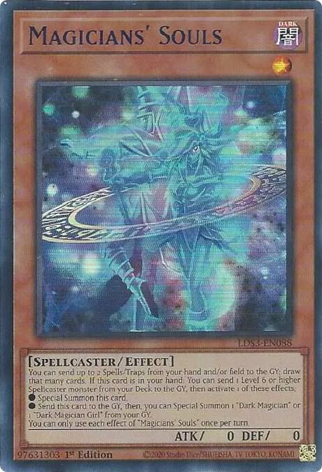 Magicians' Souls (Blue) LDS3-EN088 card from Legendary Duelists: Season 3