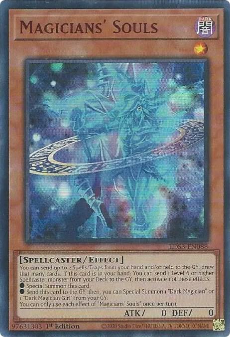 Magicians' Souls (Red) LDS3-EN088 card from Legendary Duelists: Season 3
