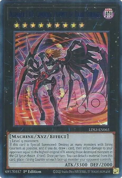 Number C40: Gimmick Puppet of Dark Strings (Blue) LDS3-EN065 card from Legendary Duelists: Season 3