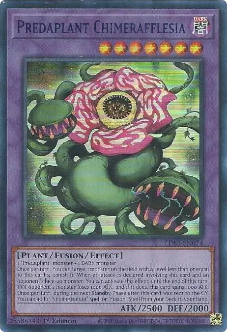 Predaplant Chimerafflesia (Blue) LDS3-EN074 card from Legendary Duelists: Season 3