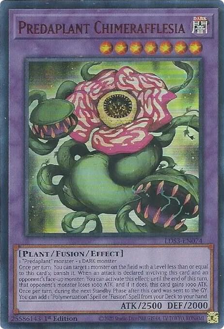 Predaplant Chimerafflesia (Red) LDS3-EN074 card from Legendary Duelists: Season 3