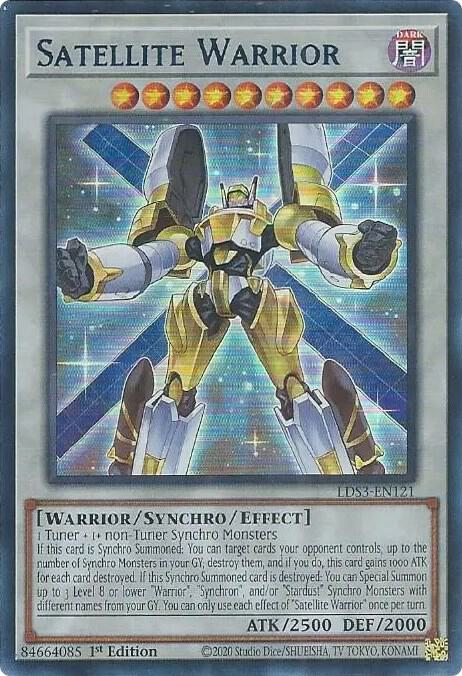 Satellite Warrior (Blue) LDS3-EN121 card from Legendary Duelists: Season 3