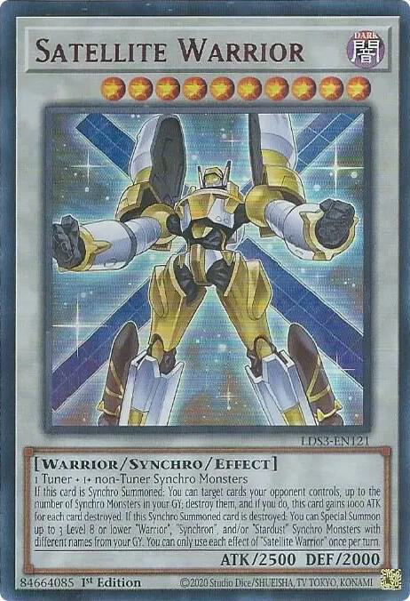 Satellite Warrior (Red) LDS3-EN121 card from Legendary Duelists: Season 3