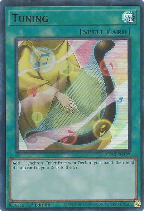 Tuning (Red) LDS3-EN122 card from Legendary Duelists: Season 3