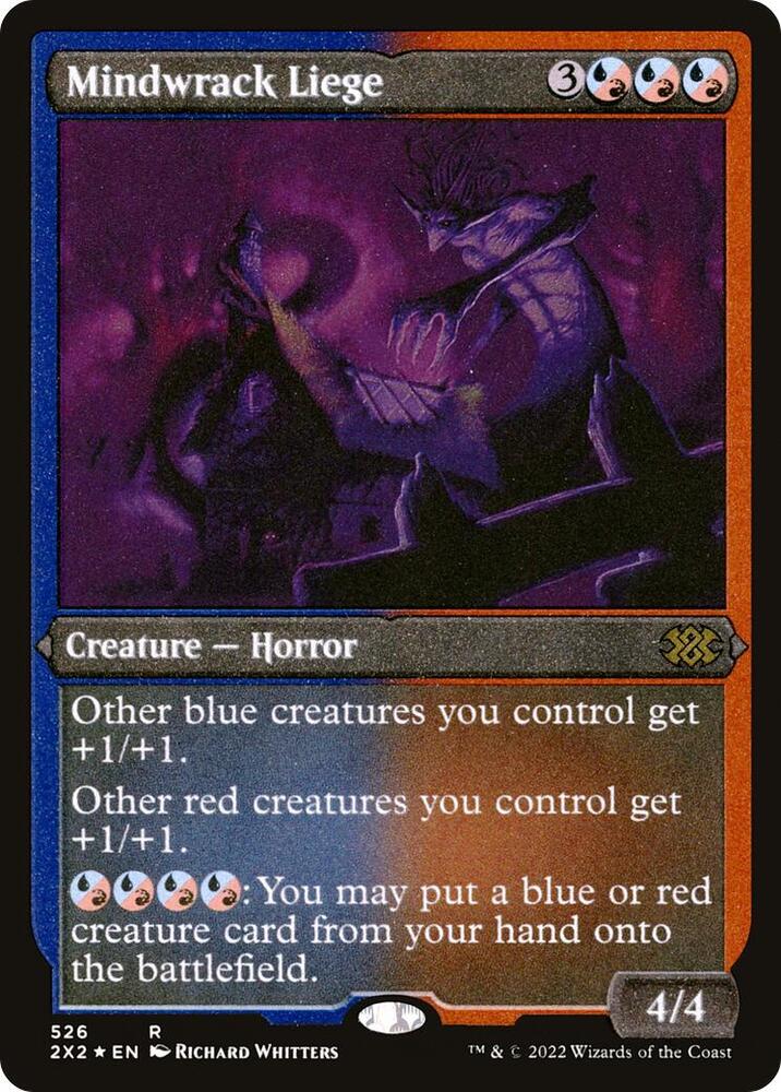 Mindwrack Liege (Foil Etched) 526 card from Double Masters 2022
