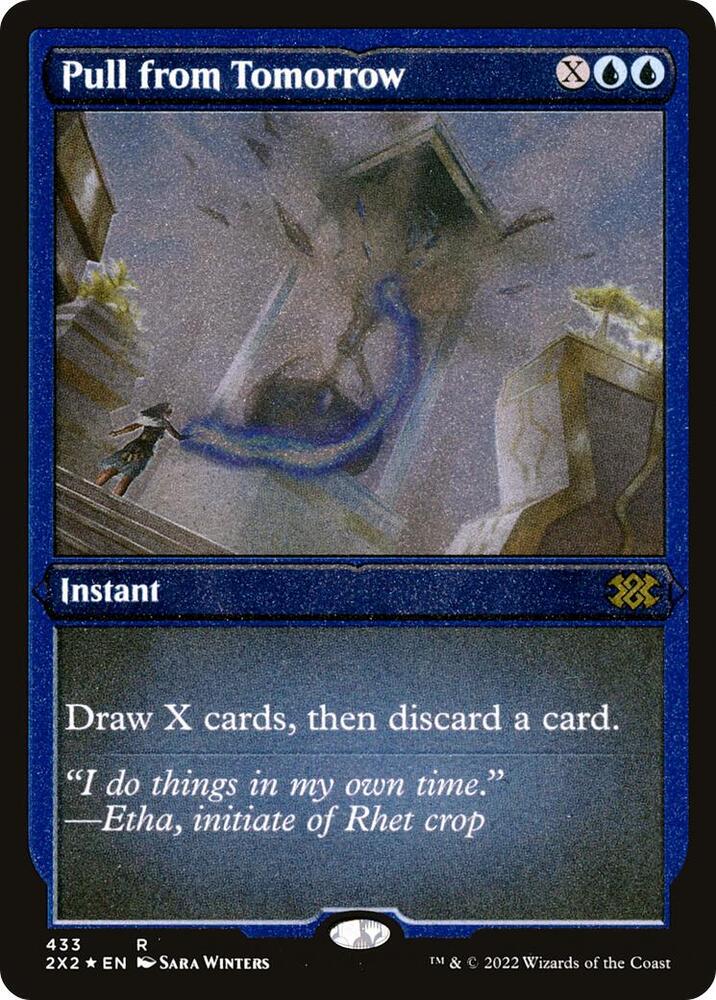 Pull from Tomorrow (Foil Etched) 433 card from Double Masters 2022