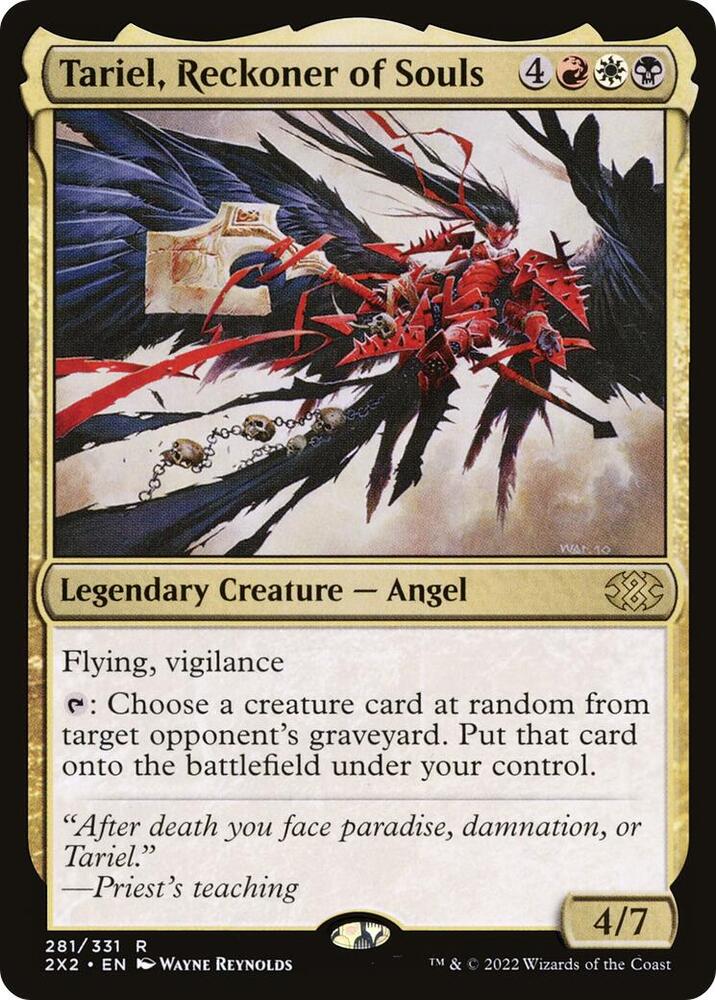 Tariel, Reckoner of Souls 281 card from Double Masters 2022