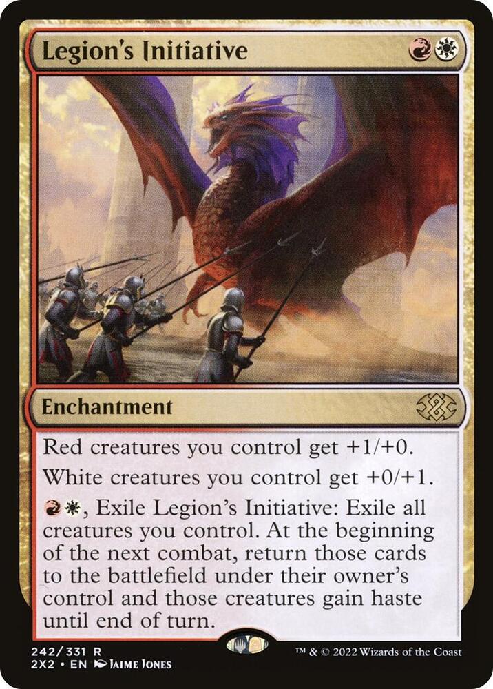 Legion's Initiative 242 card from Double Masters 2022