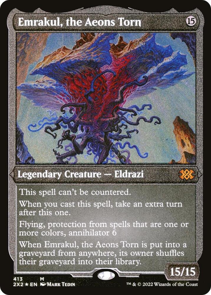 Emrakul, the Aeons Torn (Foil Etched) 413 card from Double Masters 2022