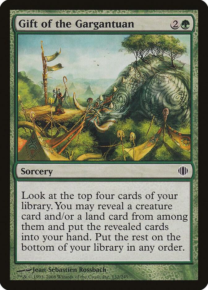 Gift of the Gargantuan 132 card from Shards of Alara