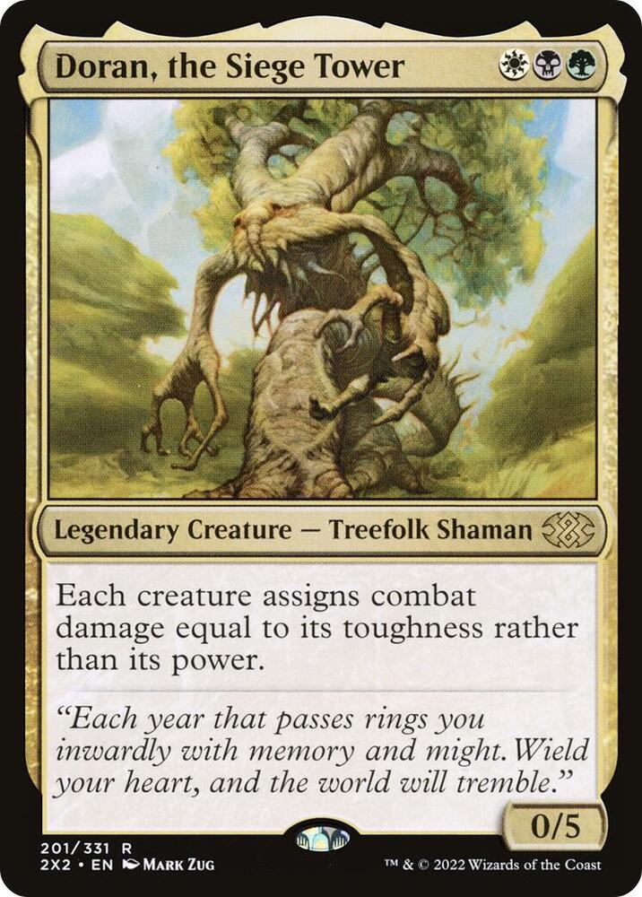 Doran, the Siege Tower 201 card from Double Masters 2022