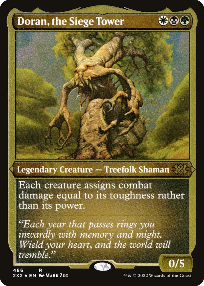 Doran, the Siege Tower (Foil Etched) 486 card from Double Masters 2022