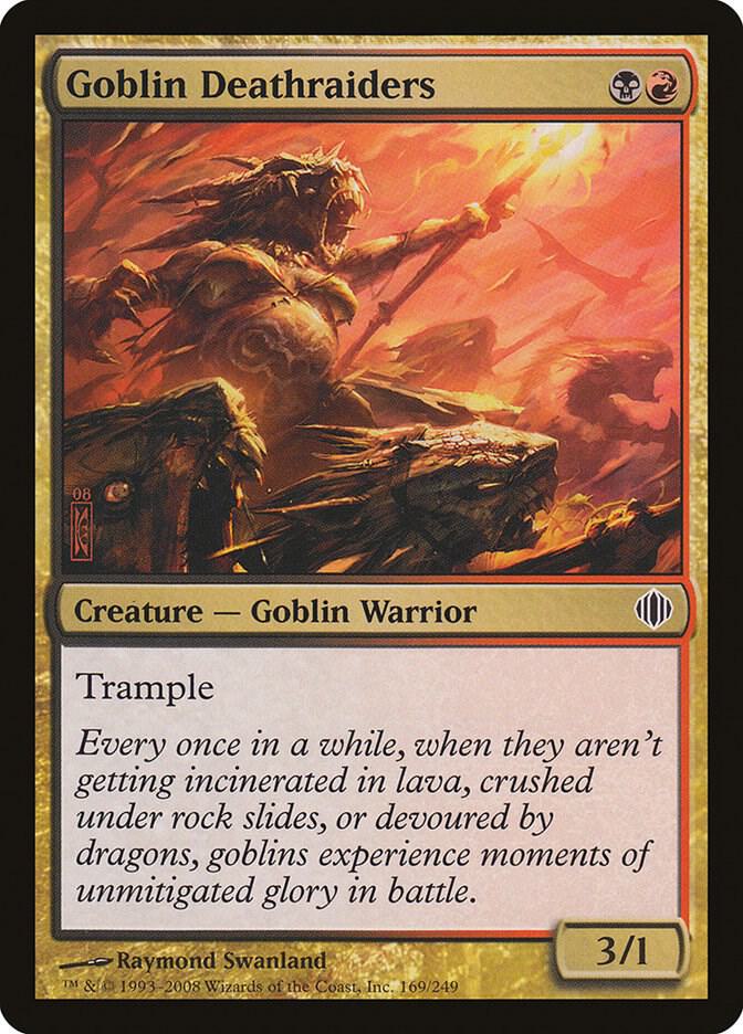 Goblin Deathraiders 169 card from Shards of Alara